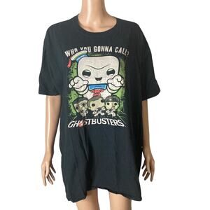 ghostbusters t-shirt mens 2xl funko pop stay puft
